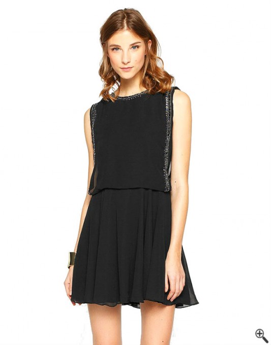 20er Jahre Damen Kleid Charleston Kostum Mafia 20s Flapper Schwarz Grosse Xl
