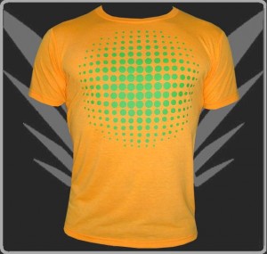 Neon Orange Streetwear T-Shirt für Herren FB179v (1)