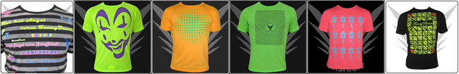 neon kleidung shirt uv party print 01