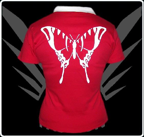 Rotes Tattoo Damen Polo Shirt FB120s (3) Kleider günstig Online