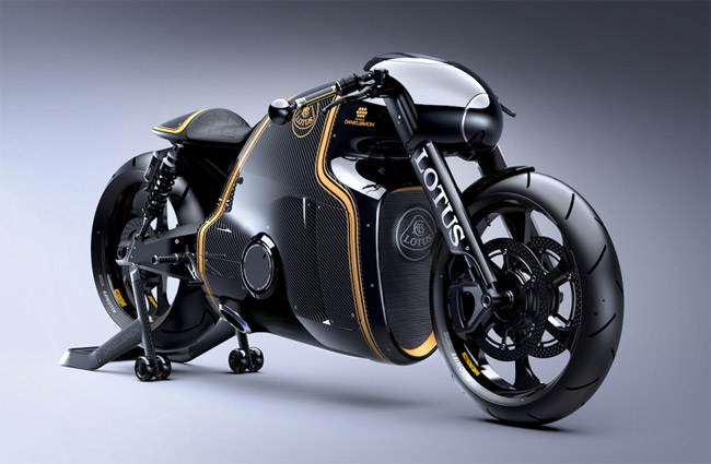 Lotus C-01 Designer Motorrad – Tron vs. Luxus