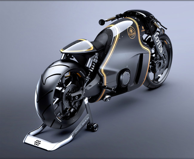  lotus motorcycle bike tron designer luxury style 