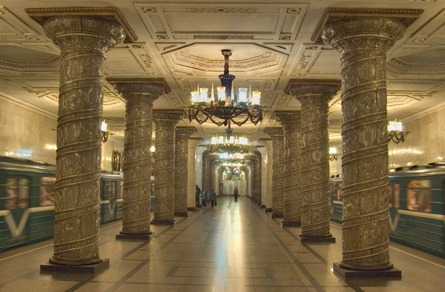  u bahn station kunst design art city underground architektur st petersburg