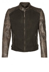 gipsy lederjacke herren schwarz braun