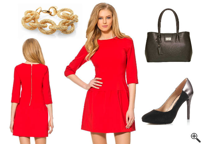 Schöne enge Kleider Outfit Ideen Rot Kurz