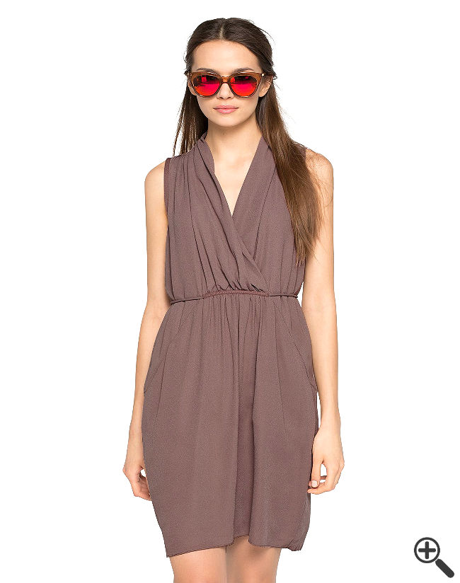 Strand Wickelkleid Sommer Outfit Ideen