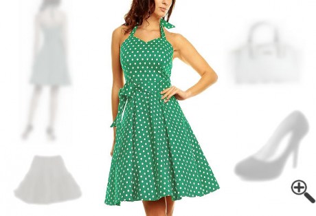 60er Kleider mit Petticoat suchte Sandra & dieser 60er Outfit Stil hat ihr am besten gefallen