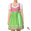 Dirndl grün pink Dirndl Outfit