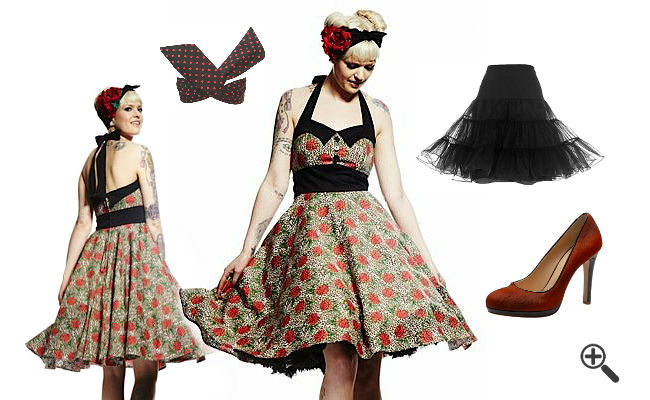 Retro Style Rockabilly Kleider XXL