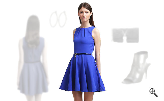 Blaues kleid kombinieren Blaue Outfits