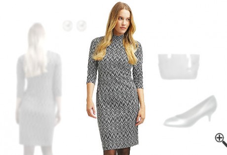 Elegante Kleider mit 3/4 Arm in knielang + 3 Schicke Outfits für Frauke