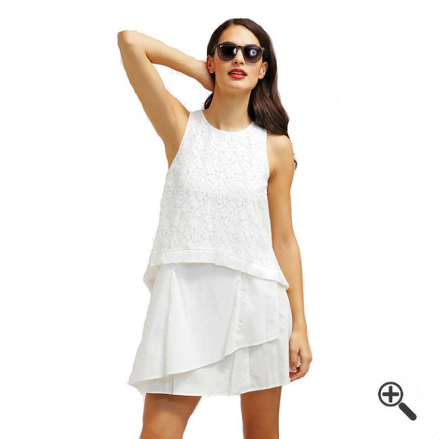 | Kleider Empire Stil Weiß | Kleider günstig Online ...