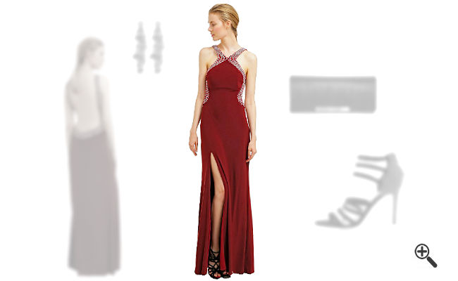 Rotes Abendkleid kombinieren Rote Outfits