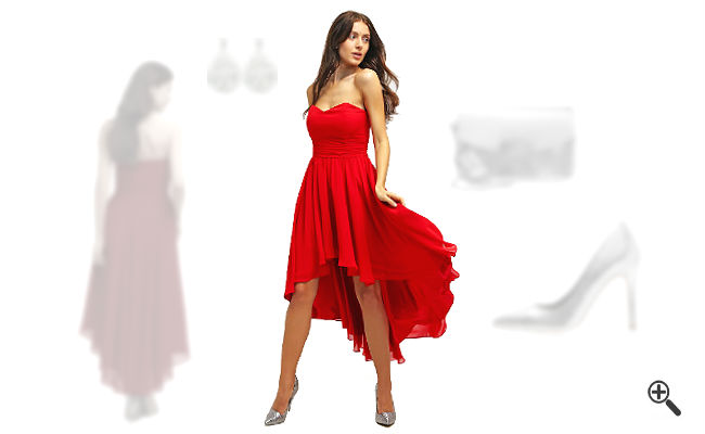 Rotes Cocktailkleid kombinieren Rote Outfits