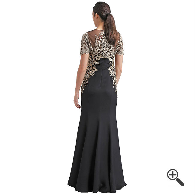 Schwarzes Abendkleid Lang