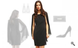 Schwarzes Kleid kombinieren Schwarze Outfits