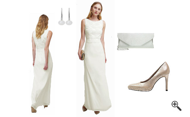 Weißes Abendkleid kombinieren Weiße Outfits