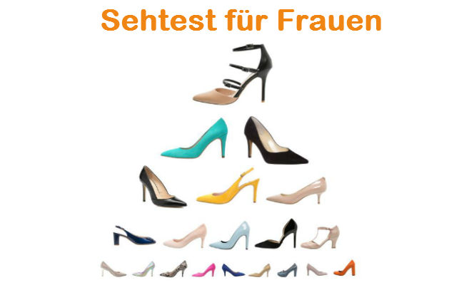 Sehtest für Frauen