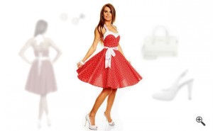 Rockabilly Kleid 50er Outfit