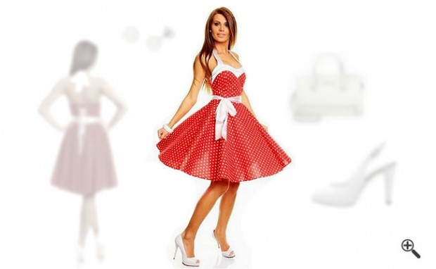 | Rockabilly Kleid 50er Outfit | Kleider günstig Online ...