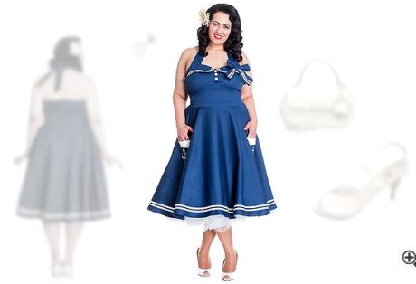 Rockabilly Kleider große Größen + 50er Outfits für Corina